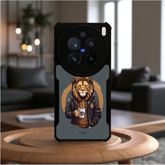 ivogue Stylish Lion Mobile Cover For VIVO X200 Pro