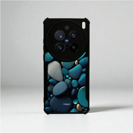 ivogue Ocean Pebbles Mobile Cover For VIVO X200 Pro