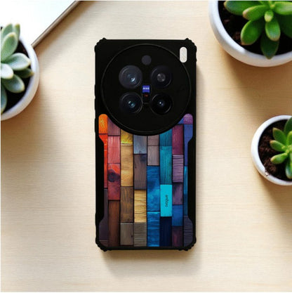 ivogue Timber Tones Mobile Cover For VIVO X200 Pro