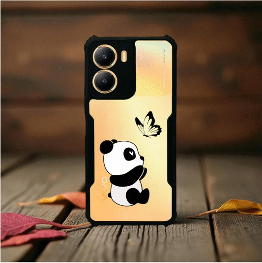 ivogue Panda and Butterfly Mobile Cover For VIVO Y56