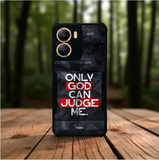 ivogue Only God Can Judge Me Mobile Cover For VIVO T2X