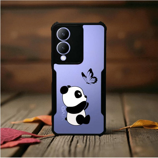ivogue Panda and Butterfly Mobile Cover For VIVO Y17s