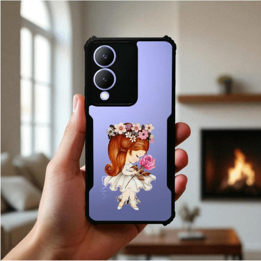 ivogue Flower Girl Mobile Cover For VIVO Y28