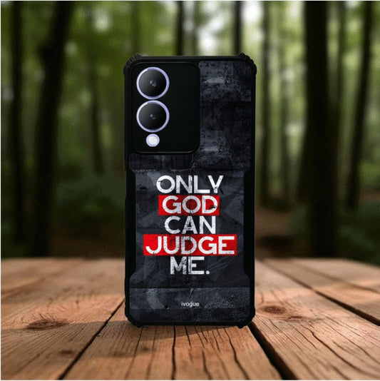 ivogue Only God Can Judge Me Mobile Cover For VIVO Y17s