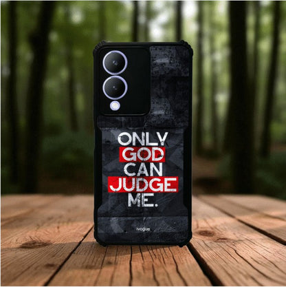 ivogue Only God Can Judge Me Mobile Cover For VIVO Y28
