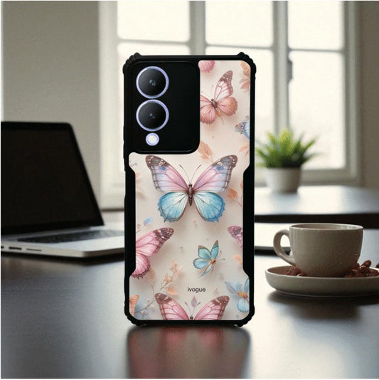 ivogue Butterfly Bloom Mobile Cover For VIVO Y28