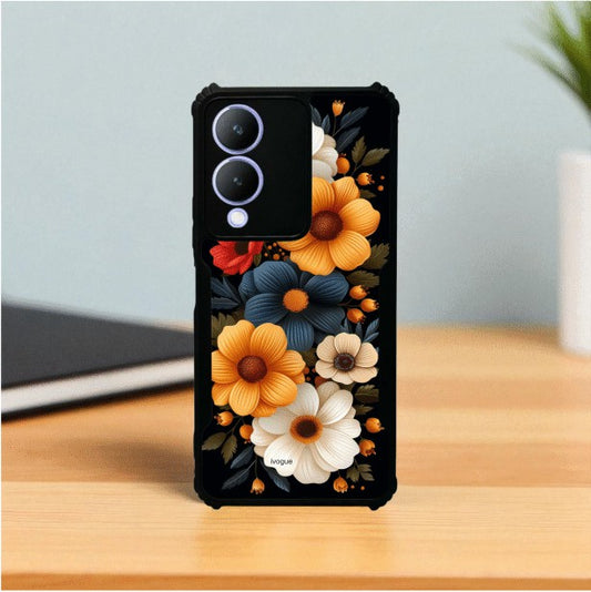 ivogue Retro Petals Mobile Cover For VIVO Y28