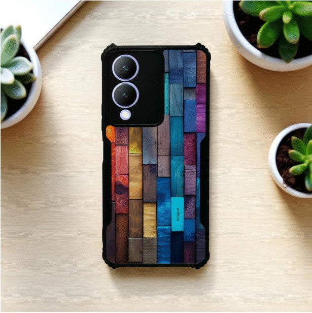 ivogue Timber Tones Mobile Cover For VIVO Y17s