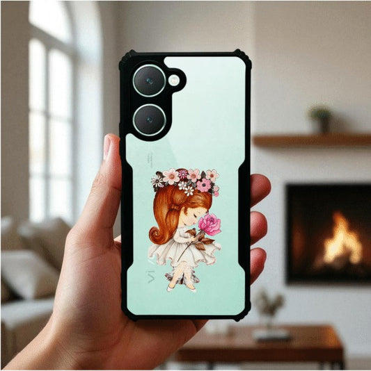 ivogue Flower Girl Mobile Cover For VIVO Y28e