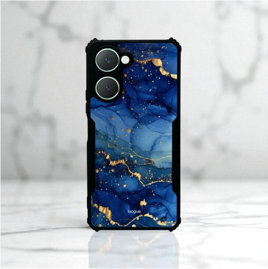 ivogue Blue Opulence Mobile Cover For VIVO T3 Lite