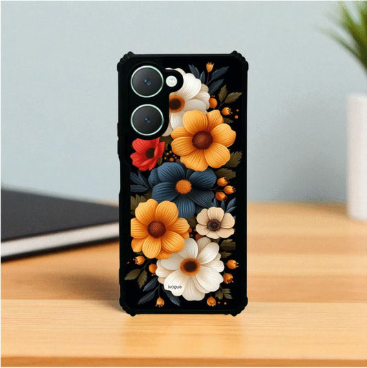 ivogue Retro Petals Mobile Cover For VIVO Y28s