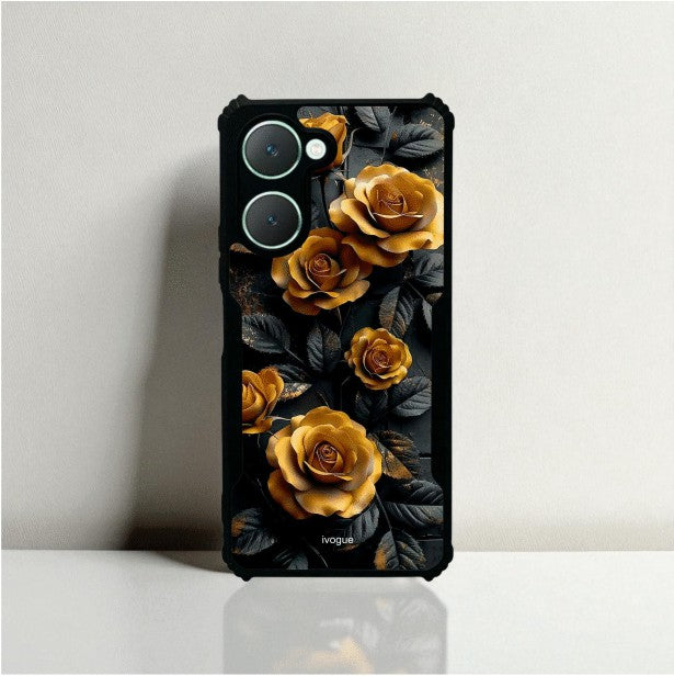 ivogue Golden Rose Mobile Cover For VIVO Y28e