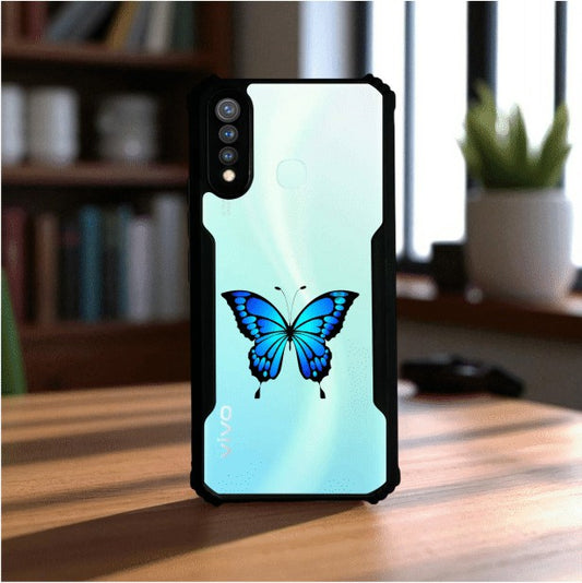 ivogue Butterfly Mobile Cover For VIVO Y19 (4G)