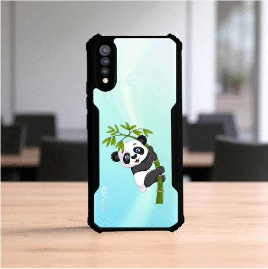 ivogue Panda and Tree Mobile Cover For VIVO Y19 (4G)