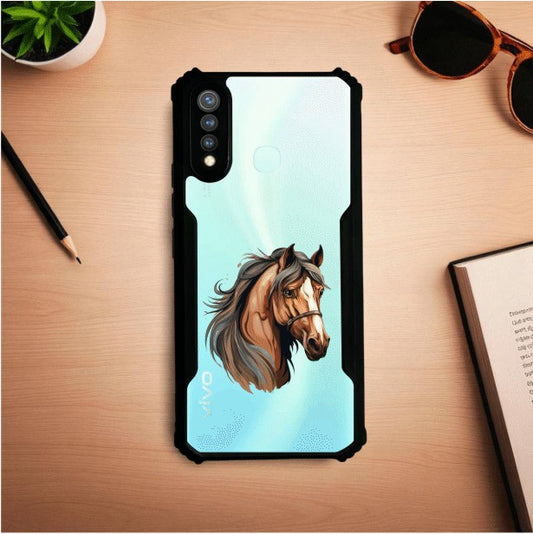 ivogue Horse Mobile Cover For VIVO Y19 (4G)