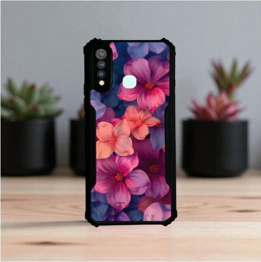 ivogue Glow Garden Mobile Cover For VIVO Y19 (4G)