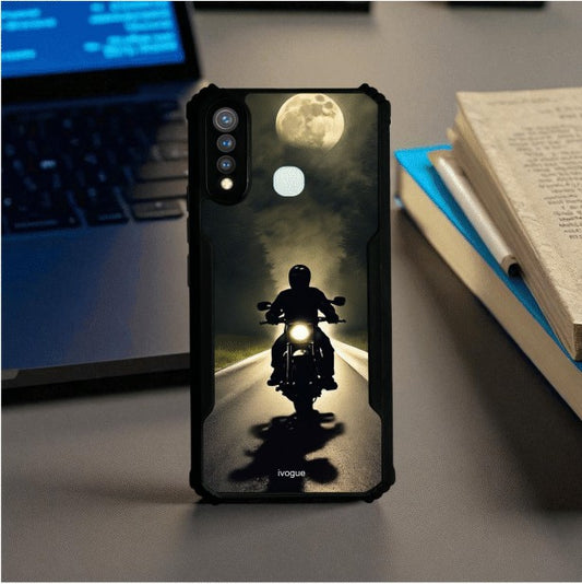 ivogue Bike Rider Mobile Cover For VIVO Y19 (4G)