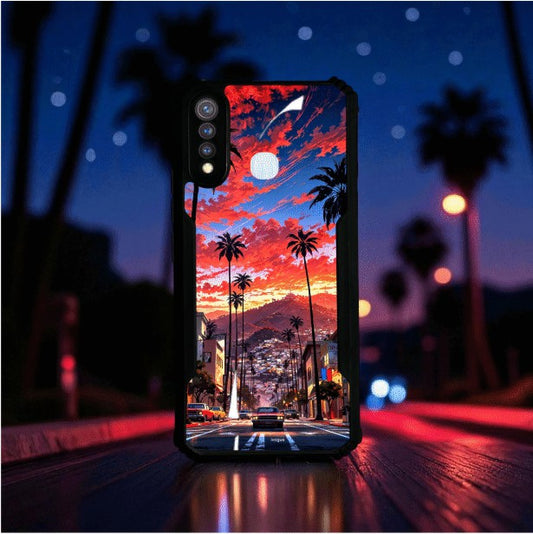 ivogue Palm City Nights Mobile Cover For VIVO Y19 (4G)
