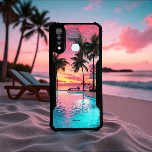 ivogue Sunset Serenity Mobile Cover For VIVO Y19 (4G)