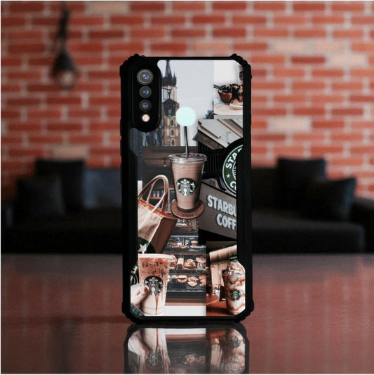ivogue Starbucks Coffee Mobile Cover For VIVO Y19 (4G)