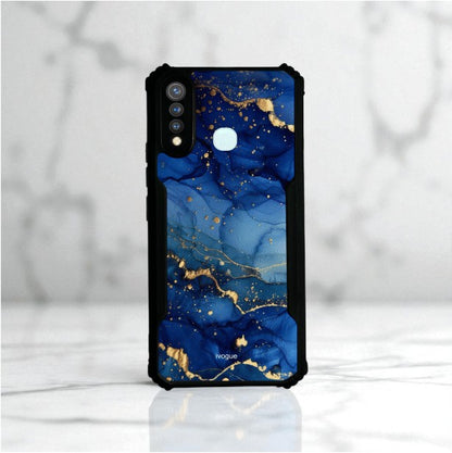 ivogue Blue Opulence Mobile Cover For VIVO Y19 (4G)