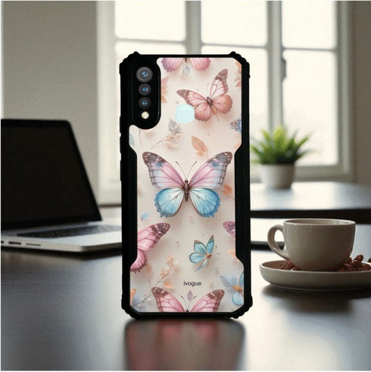 ivogue Butterfly Bloom Mobile Cover For VIVO Y19 (4G)