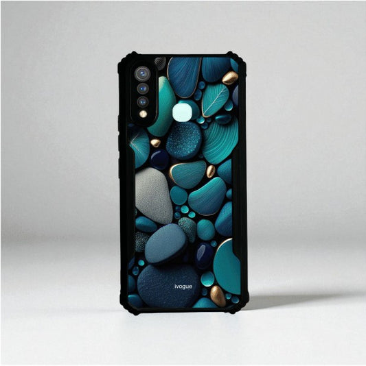 ivogue Ocean Pebbles Mobile Cover For VIVO Y19 (4G)