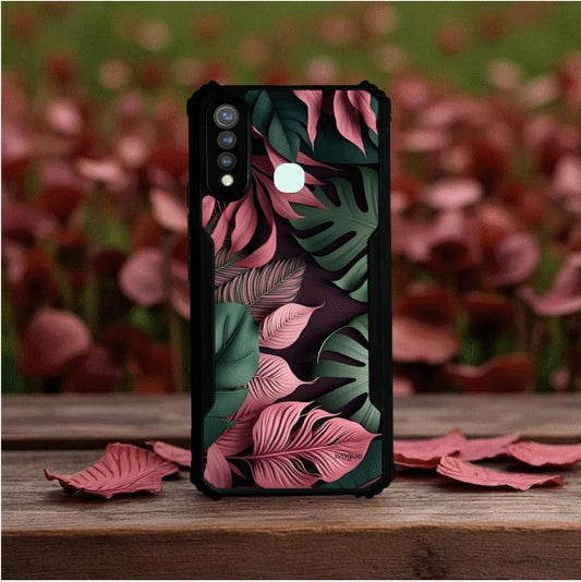 ivogue Dusky Palm Mobile Cover For VIVO Y19 (4G)