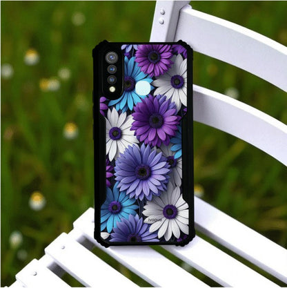 ivogue Violet Bloom Mobile Cover For VIVO Y19 (4G)