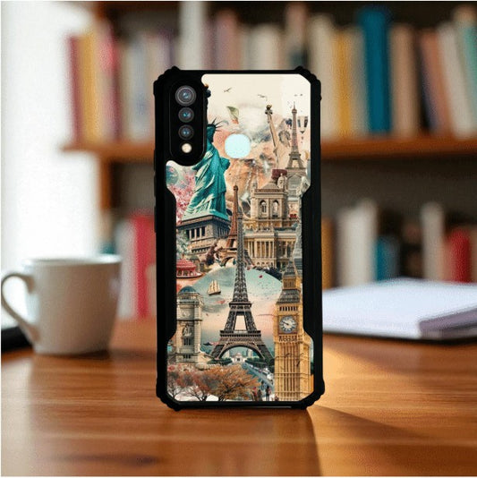 ivogue Travel Dreams Mobile Cover For VIVO Y19 (4G)