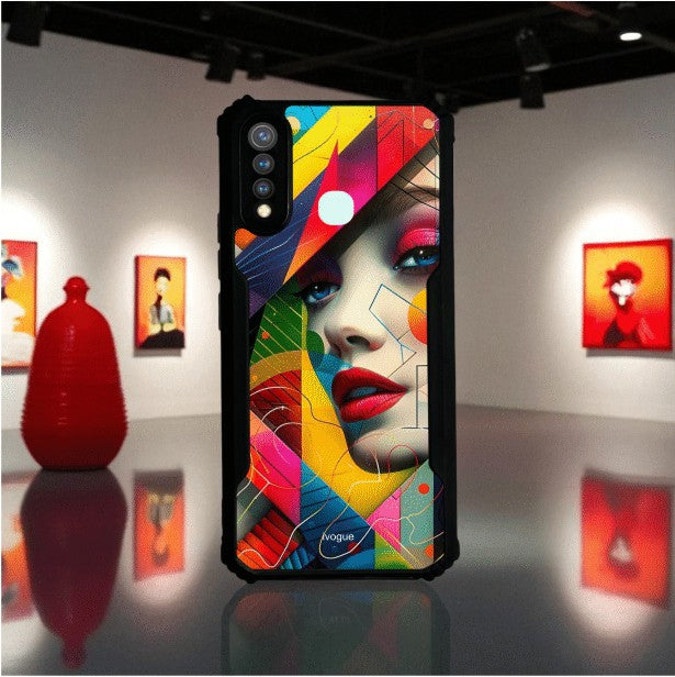 ivogue Modern Art Mobile Cover For VIVO Y19 (4G)