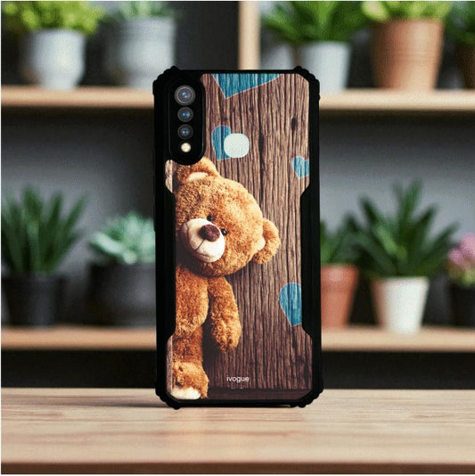 ivogue Teddy Love Mobile Cover For VIVO Y19 (4G)