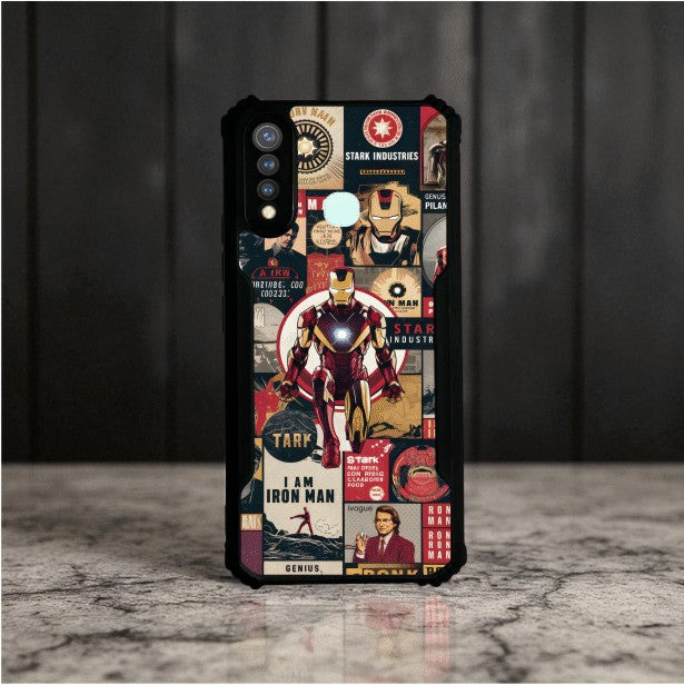 ivogue Iron Man Mobile Cover For VIVO Y19 (4G)