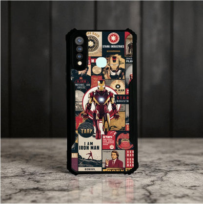 ivogue Iron Man Mobile Cover For VIVO Y19 (4G)