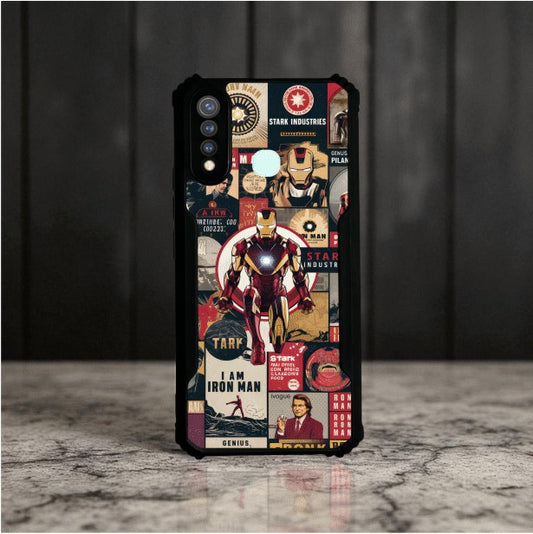 ivogue Iron Man Mobile Cover For VIVO Y19 (4G)