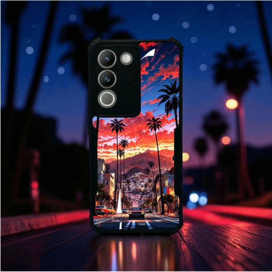 ivogue Palm City Nights Mobile Cover For VIVO Y200