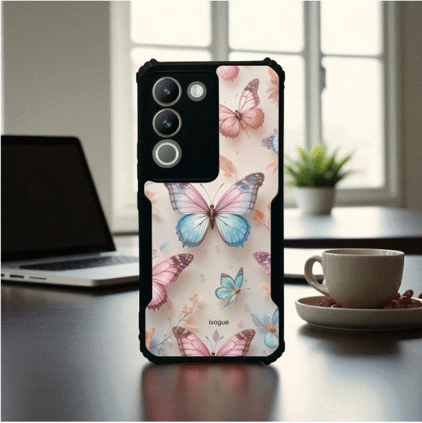 ivogue Butterfly Bloom Mobile Cover For VIVO Y200