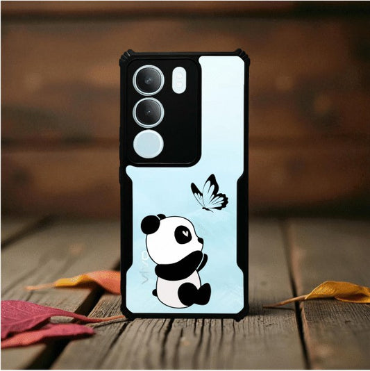 ivogue Panda and Butterfly Mobile Cover For VIVO Y29