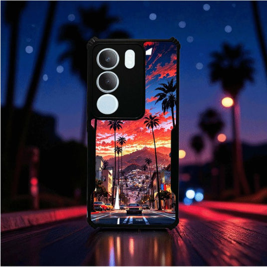 ivogue Palm City Nights Mobile Cover For VIVO Y29