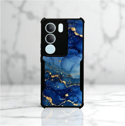ivogue Blue Opulence Mobile Cover For VIVO Y19s