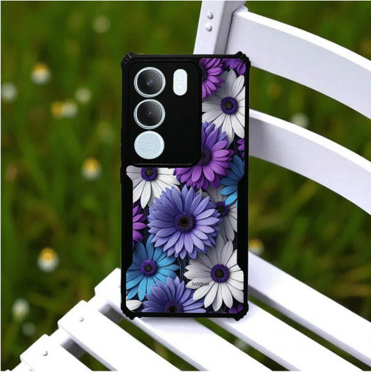 ivogue Violet Bloom Mobile Cover For VIVO Y29