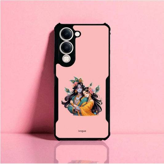 ivogue Radha Krishna Bliss Mobile Cover For VIVO Y19e