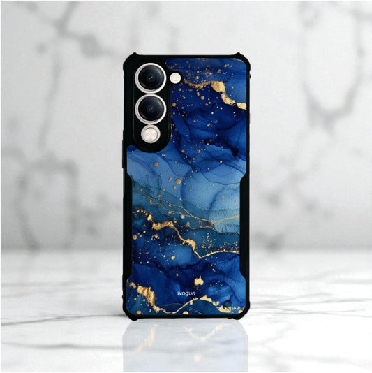 ivogue Blue Opulence Mobile Cover For VIVO Y19e