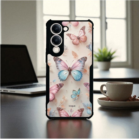 ivogue Butterfly Bloom Mobile Cover For VIVO Y29S