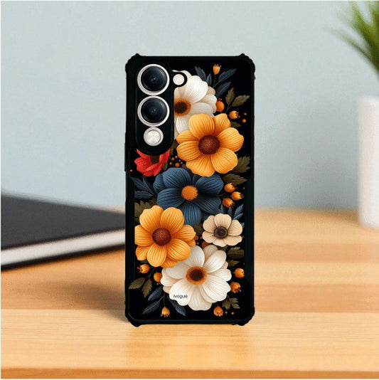 ivogue Retro Petals Mobile Cover For VIVO Y29S