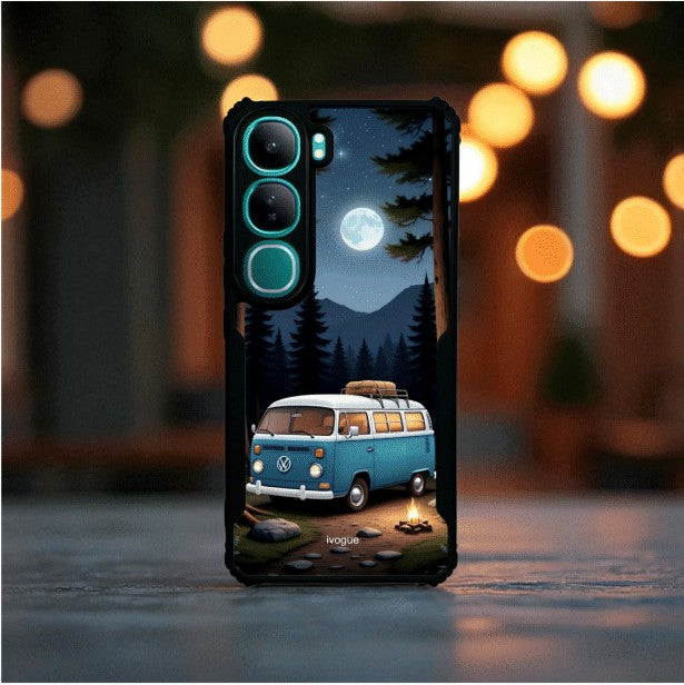 ivogue Moonlight Camp Mobile Cover For VIVO Y300