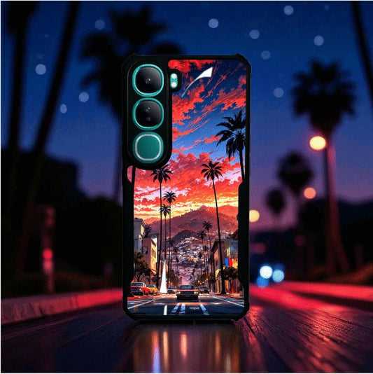 ivogue Palm City Nights Mobile Cover For VIVO Y300