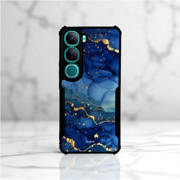 ivogue Blue Opulence Mobile Cover For VIVO Y300