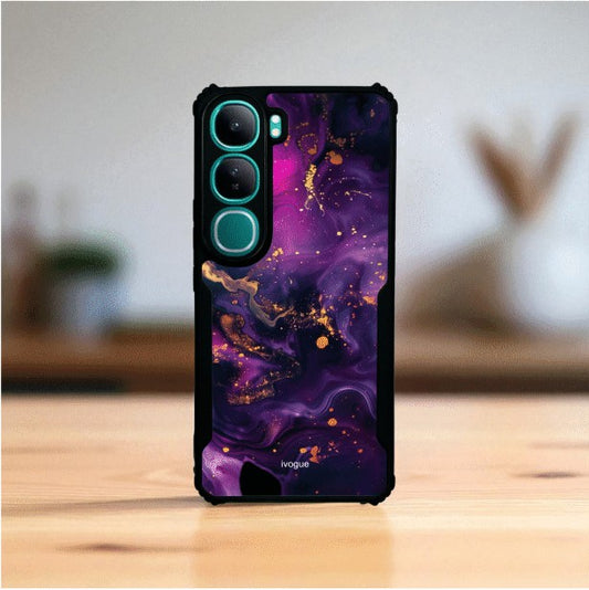 ivogue Purple Alchemy Mobile Cover For VIVO Y300