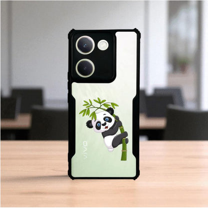 ivogue Panda and Tree Mobile Cover For VIVO Y300 Plus
